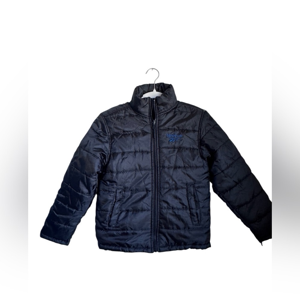 Reebok Kids Navy Black Quilted Puffer Jacket